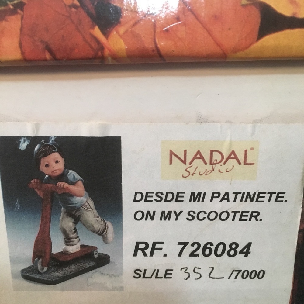 Vintage, Nadal, “On My Scooter”